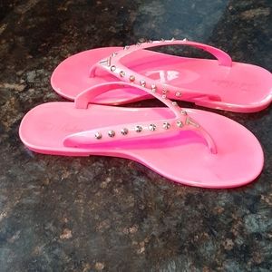 Ted Baker Pink studded jelly sandals